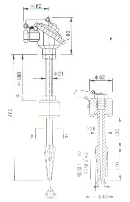 （熱電阻）產品結構圖